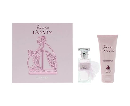 Set Lanvin: Jeanne, Eau De Parfum, For Women, 50 ml + Jeanne, Hydrating, Body Lotion, 100 ml Dāvanu komplekti