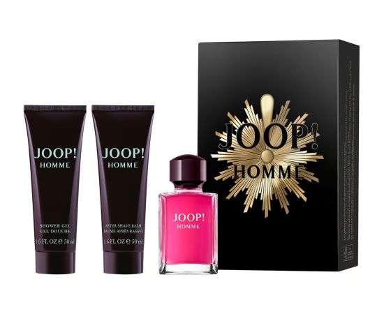 Set Joop!: Homme, Eau De Toilette, For Men, 30 ml + Homme, Cleansing, Shower Gel, For All Skin Types, 50 ml + Homme, After-Shave Balm, 50 ml Dāvanu komplekti