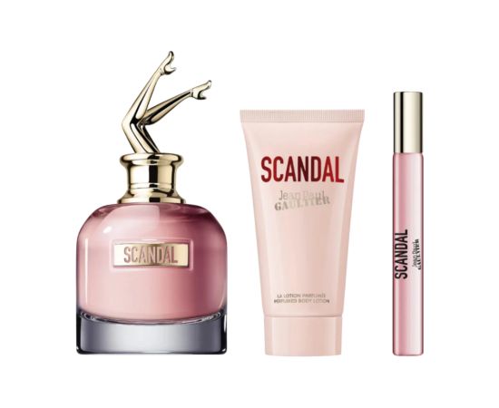 Set Jean Paul Gaultier: Scandal, Eau De Parfum, For Women, 50 ml + Scandal, Eau De Parfum, For Women, 6 ml *Miniature + Scandal, Hydrating, Body Lotion, 75 ml Духи и косметика
