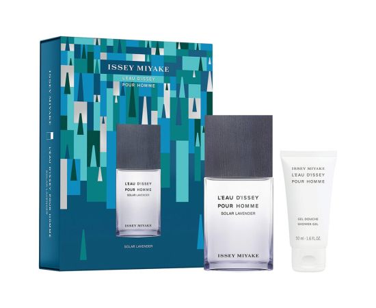 Set Issey Miyake: L'Eau d'Issey, Moisturizing, Shower Gel, For All Skin Types, 50 ml + L’Eau D’Issey Pour Homme Solar Lavender, Eau De Toilette, For Men, 50 ml Dāvanu komplekti