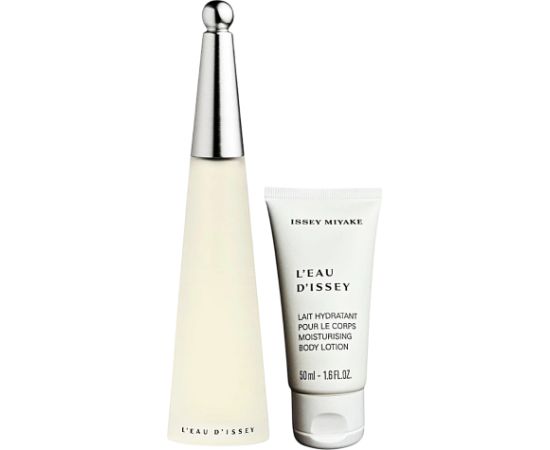 Set Issey Miyake: L'Eau d'Issey, Eau De Toilette, For Women, 50 ml + L'Eau d'Issey, Moisturizing, Body Lotion, 50 ml Dāvanu komplekti