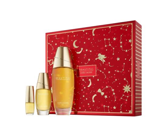 Estée Lauder Set Estee Lauder: Beautiful, Eau De Parfum, For Women, 100 ml + Beautiful, Eau De Parfum, For Women, 30 ml + Beautiful, Eau De Parfum, For Women, 4.7 ml Dāvanu komplekti