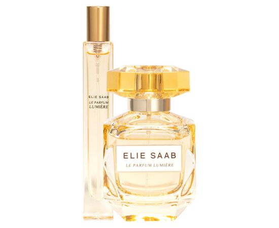 Set Elie Saab: Le Parfum Lumiere, Eau De Parfum, For Women, 50 ml + Le Parfum Lumiere, Eau De Parfum, For Women, 10 ml Dāvanu komplekti
