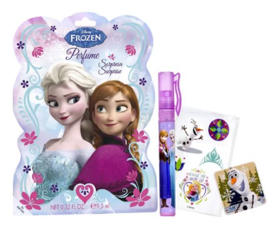Set Disney: Frozen, Body Stickers, All Over The Body + Frozen, Cardboard Bookmark + Frozen, Eau De Toilette, For Girls, 9.5 ml Dāvanu komplekti