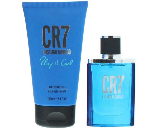 Set Cristiano Ronaldo: CR7 Play It Cool, Eau De Toilette, For Men, 30 ml + CR7 Play It Cool, Cleansing, Shower Gel, For All Skin Types, 150 ml Dāvanu komplekti
