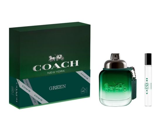 Set Coach: Green, Eau De Toilette, For Men, 100 ml + Green, Eau De Toilette, For Men, 10 ml Dāvanu komplekti