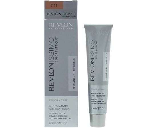 Revlon, Revlonissimo Colorsmetique, Permanent Hair Dye, 7.41 Hazel Blonde, 60 ml Matu kopšana