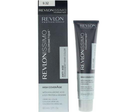 Revlon, Revlonissimo Colorsmetique, Nourishing, Permanent Hair Dye, 9.32 Very Light Golden Pearl Blonde, 60 ml Matu kopšana
