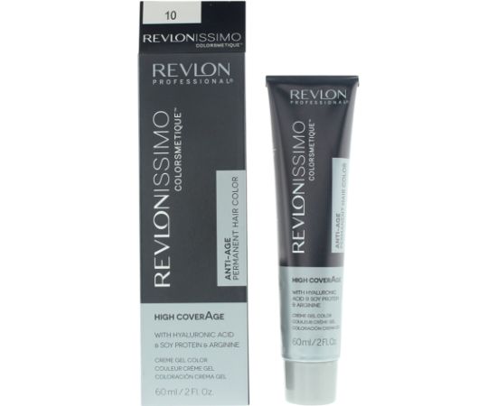 Revlon, Revlonissimo Colorsmetique, Hyaluronic Acid, Permanent Hair Dye, 10 Lightest Blonde, 60 ml Matu kopšana