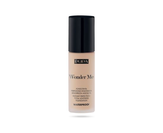 Pupa, Wonder Me, Paraben-Free, Waterproof, Liquid Foundation, 020, Neutral Beige - Neutral, 30 ml *Tester Dekoratīvā kosmētika