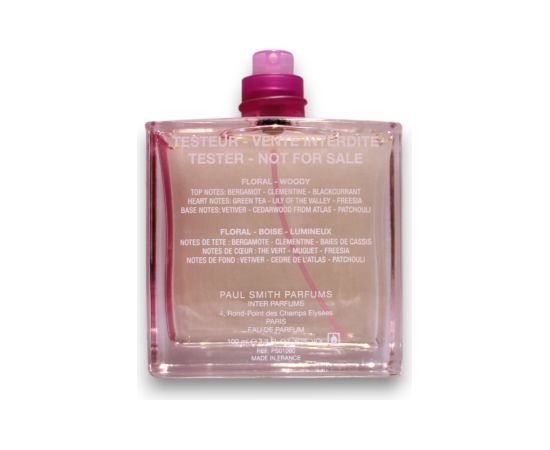 Paul Smith, Women, Eau De Parfum, For Women, 100 ml *Tester Smaržas - NESAKĀRTOTS