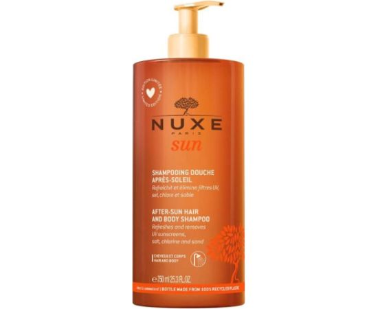 Nuxe, Sun, Hair Shampoo, After Sun - Cleansing, 750 ml Šampūni