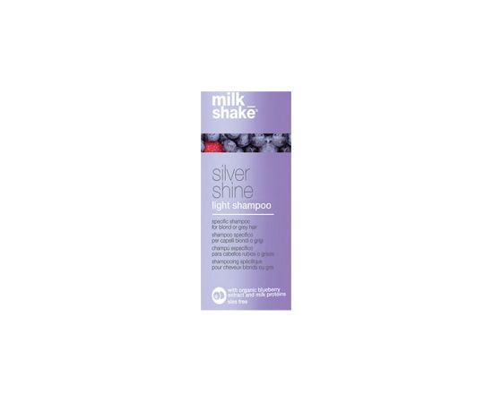 Milk Shake, Silver Shine Light, Sulfates-Free, Hair Shampoo, For Neutralisation Of Yellow Tones, 10 ml Šampūni