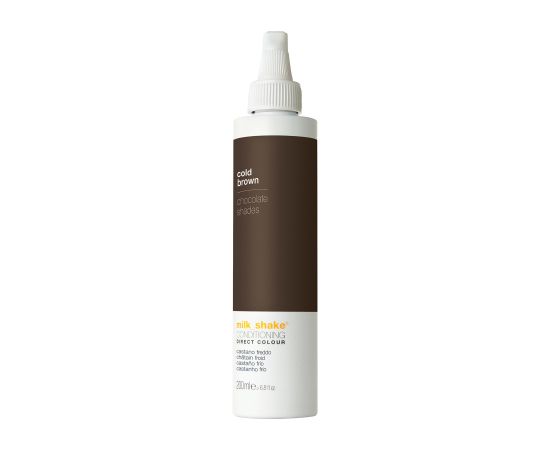 Milk Shake, Direct Colour, Ammonia-Free, Hair Colour Conditioner, Cold Brown, 200 ml Matu kopšana
