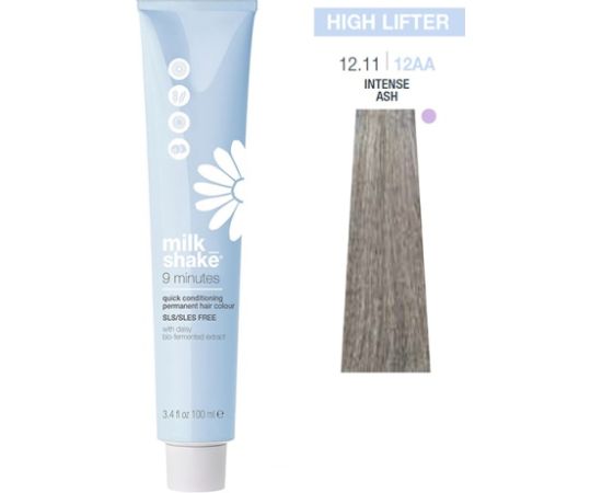 Milk Shake, 9 Minutes, SLS/SLES-Free, Permanent Hair Dye, 12.1112AA Intense Ash, 100 ml Matu kopšana