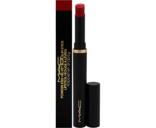 MAC, Powder Kiss Velvet Blur, Cream Lipstick, 889, Ruby, 2 g Lūpu krāsas, spīdumi, balzāmi