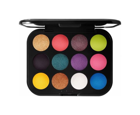 MAC, Connect In Colour, Eyeshadow Palette, Hi-Fi Colour, 12 Shades, 12.2 g Dekoratīvā kosmētika