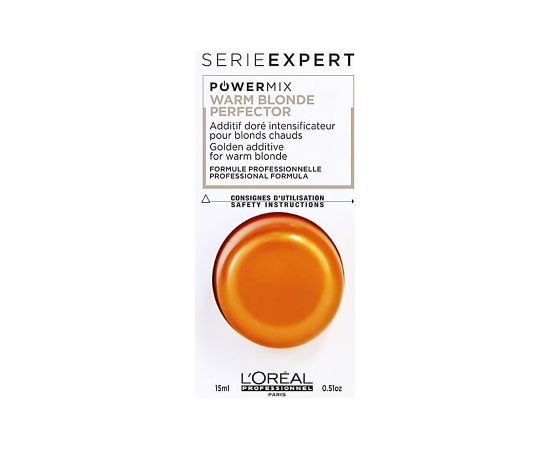 L'Oreal Professionnel, Serie Expert PowerMix Shot, Hair Cream Treatment, Warm Blonde, 15 ml Matu kopšana