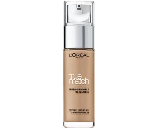 L'Oreal Paris, True Match Super-Blendable, Hyaluronic Acid, Liquid Foundation, 7R-7C, Ambre Rose, SPF 15, 30 ml Dekoratīvā kosmētika