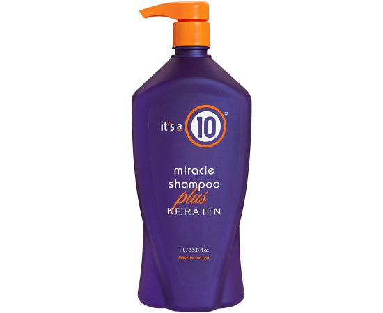 It`s A 10 It's a 10, Miracle Shampoo Plus Keratin, Hair Shampoo, Hydrate & Protect, 1000 ml Šampūni