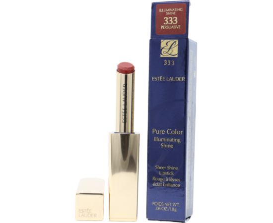 Estée Lauder Estee Lauder, Pure Color - Illuminating Shine, Paraben-Free, Sheer Shine, Cream Lipstick, Nr. 333, Persuasive, 1.8 g Lūpu krāsas, spīdumi, balzāmi