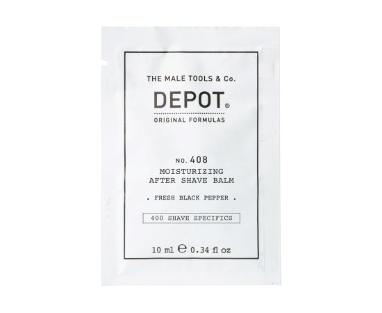 Depot, 400 Shave Specifics No. 408, Fresh Black Pepper, Moisturizing, After-Shave Balm, 10 ml Уход за бородой