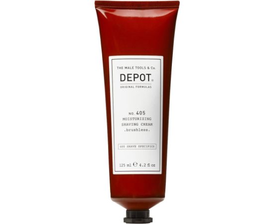 Depot, 400 Shave Specifics No. 405, Allantoin, Moisturizing, Shaving Cream, 125 ml Bārdas kopšana