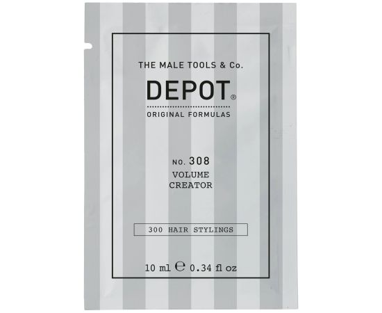 Depot, 300 Hair Stylings No. 308, UV Filter, Hair Styling Gel, For Volume, Medium Hold, 10 ml Matu kopšana