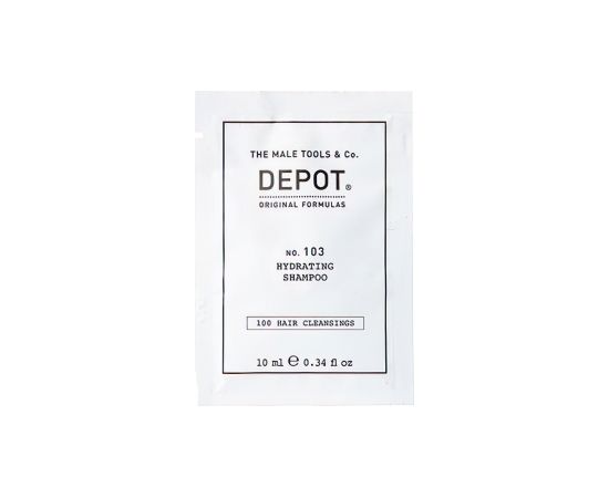 Depot, 100 Hair Cleansing No. 103, Pro-Vitamin B5, Hair Shampoo, For Hydration, 10 ml Šampūni