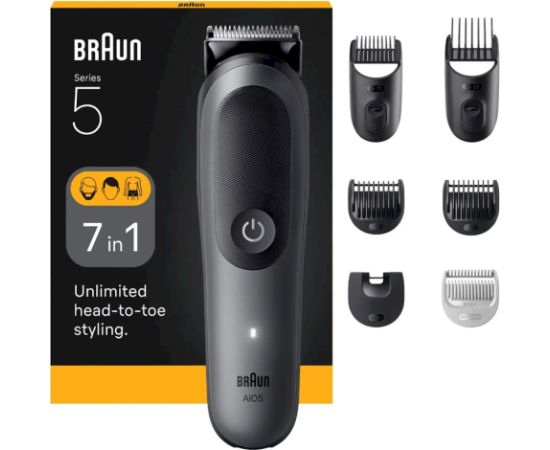 Braun Series 5 AIO5520 Matu un ķermeņa trimmeris Jaunumi - Skaistums