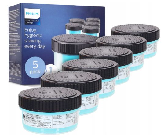 Philips CC16/50 Tīrīšanas kasetne elektriskajām skuvekļu galvām 6 gab Jaunumi - Skaistums