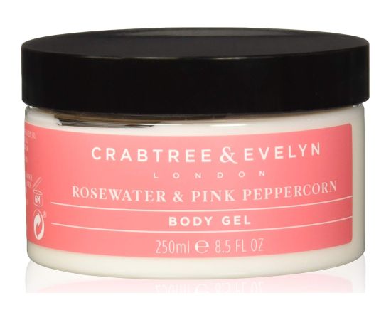 Crabtree & Evelyn, Rosewater & Pink Peppercorn, Hydrating, Body Gel, 250 ml *Tester Ķermeņa kosmētika