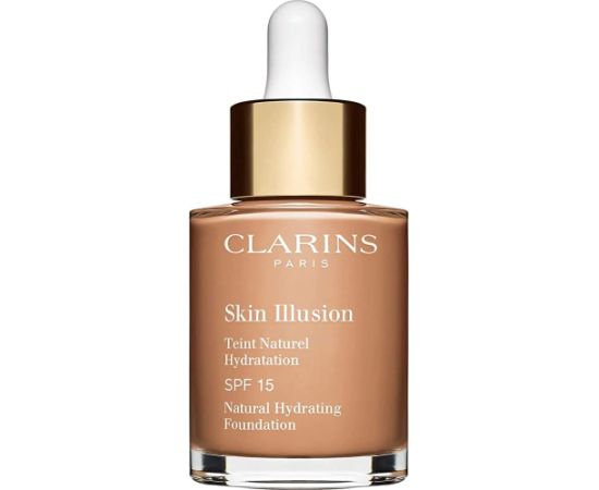 Clarins, Skin Illusion, Colour Correcting, Liquid Foundation, 112,5, SPF 15, 15 ml *Tester Dekoratīvā kosmētika