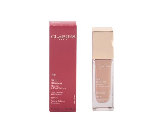 Clarins, Skin Illusion, Colour Correcting, Liquid Foundation, 109, Wheat, SPF 15, 15 ml *Tester Dekoratīvā kosmētika