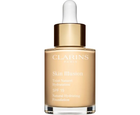 Clarins, Skin Illusion, Colour Correcting, Liquid Foundation, 105,5, SPF 15, 30 ml *Tester Dekoratīvā kosmētika