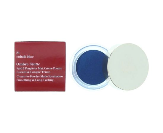 Clarins, Ombre Matte, Cream Eyeshadow, 21, Cobalt Blue, 7 g Dekoratīvā kosmētika