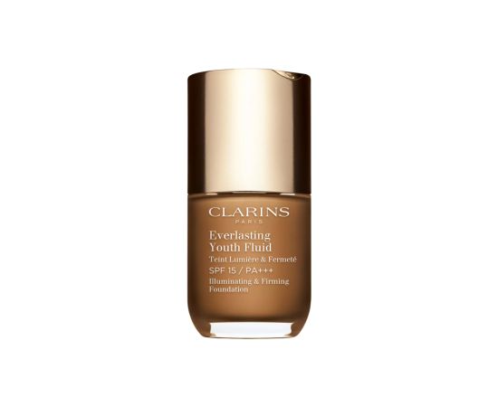 Clarins, Everlasting Youth, Radiant, Liquid Foundation, 118, Sienna, SPF 15, 30 ml Dekoratīvā kosmētika