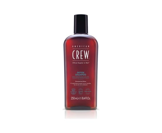American Crew, Detox, Vegan, Hair Shampoo, For Regulation Of Excessive Sebum, 250 ml Šampūni