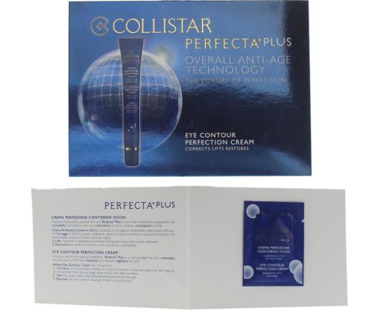 Collistar, Perfection, Anti-Aging, Eye Cream, 15 ml *Sample Dekoratīvā kosmētika