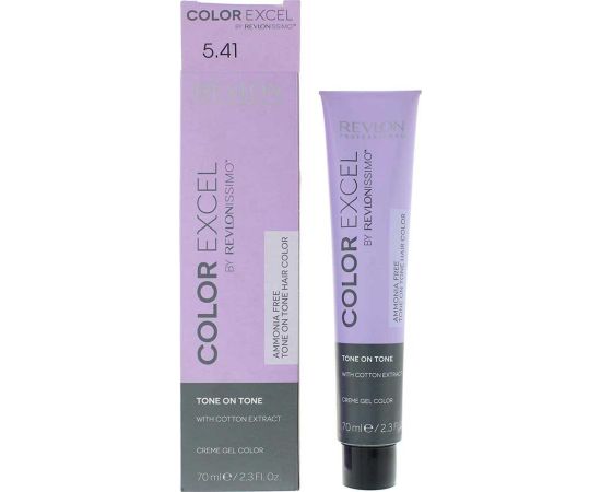 Revlon, Color Excel, Semi-Permanent Hair Dye, 5.41 Light Chesnut Ash Brown, 70 ml Matu kopšana