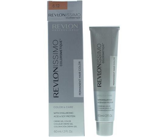 Revlon, Revlonissimo Colorsmetique, Permanent Hair Dye, 6.12 Dark Pearly Blonde, 60 ml Matu kopšana
