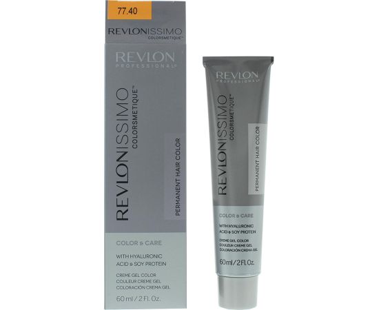 Revlon, Revlonissimo Colorsmetique, Permanent Hair Dye, 77.40 Intense Light Copper Hair Colour, 60 ml Matu kopšana