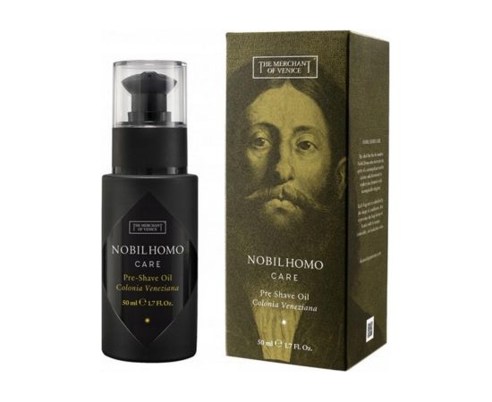 The Merchant Of Venice, Nobil Homo Care, Olive Oil, Hydrating & Softening, Pre-Shaving Oil, 50 ml Bārdas kopšana