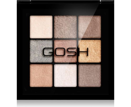 Gosh, Eyedentity, Eyeshadow Palette, 003, Be Happy, 9 Shades, 8 g Dekoratīvā kosmētika