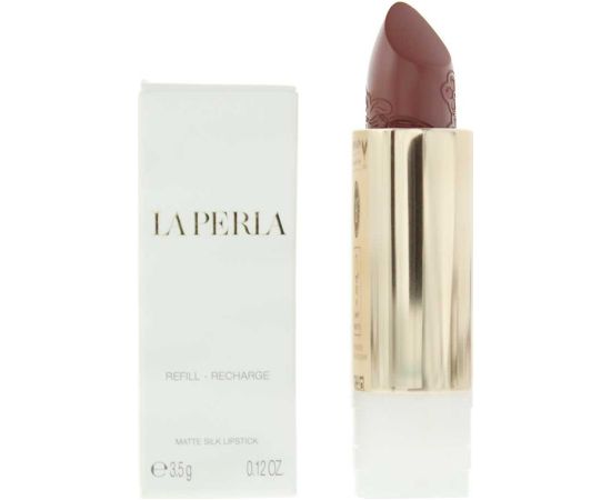 La Perla, Matte Silk, Matte, Cream Lipstick, 111, Auburn Red, Refill, 3.5 g Lūpu krāsas, spīdumi, balzāmi
