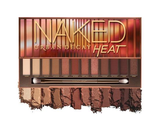 Urban Decay, Naked Heat, Eyeshadow Palette, 12 Shades, 15.6 g Dekoratīvā kosmētika
