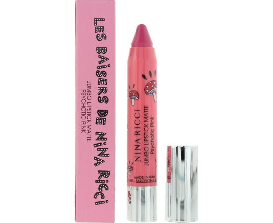Nina Ricci, Jumbo, Matte, Cream Lipstick, Psychotic Pink, 2.5 g Lūpu krāsas, spīdumi, balzāmi