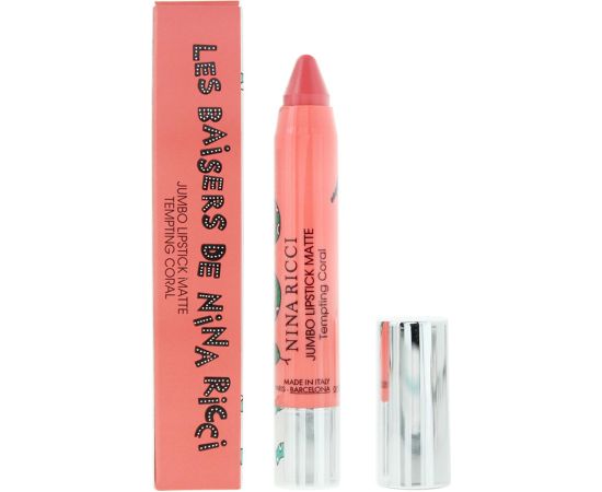 Nina Ricci, Jumbo, Matte, Cream Lipstick, Tempting Coral, 2.5 g Lūpu krāsas, spīdumi, balzāmi