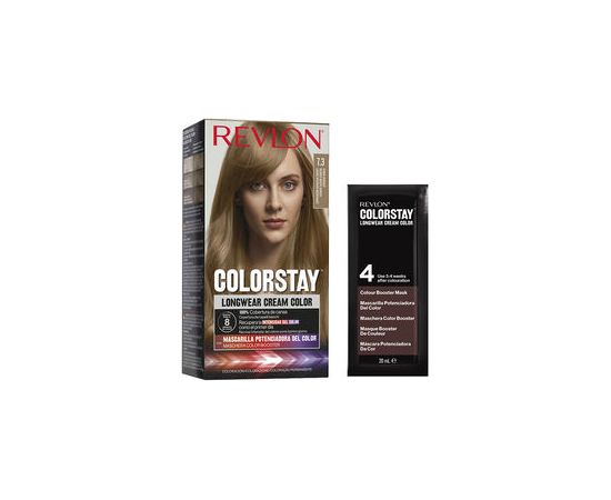 Revlon, Colorstay, Permanent Hair Dye, 7.3 Dark Golden Blonde, 165 ml Matu kopšana