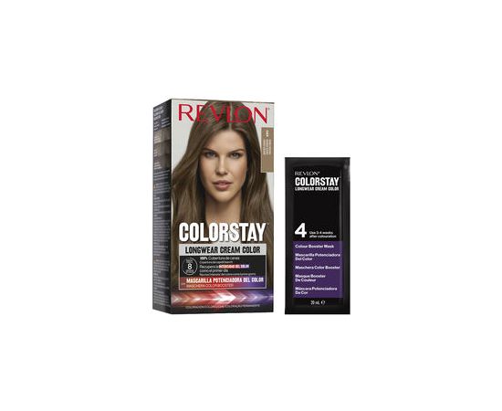 Revlon, Color Stay, Permanent Hair Dye, 6 Light Brown, 165 ml Matu kopšana